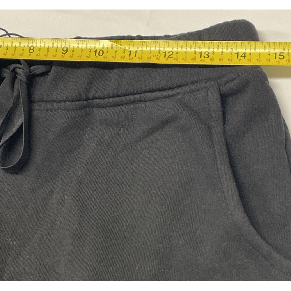 NWT Hudson Los Angeles Cropped Sweatpants‎ Black Womens M MRSP $175 - Picture 5 of 6